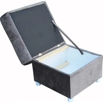 Taburet ALFA - taburet, látka Vogue 5 hnědá (FE) kolekce - "E" (K250)