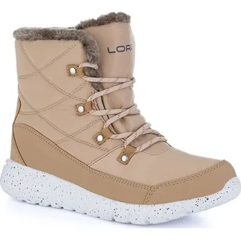 Dámská zimní obuv Dámské zimní sněhule LOAP SPINA 40 Béžová, Bílá