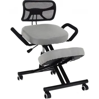 Ergonomická klekačka RUFUS, šedohnědá taupe/černá