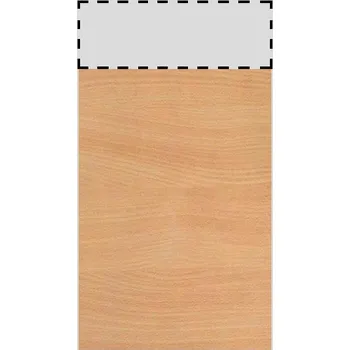 Kuchyňská skříňka Dvířka na myčku REA ALFA DU-45-RR s panelem, BUK