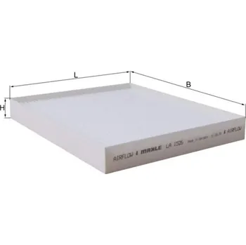 Ventilátor topení a klimatizace Filtr, vzduch v interiéru KNECHT LA 1526