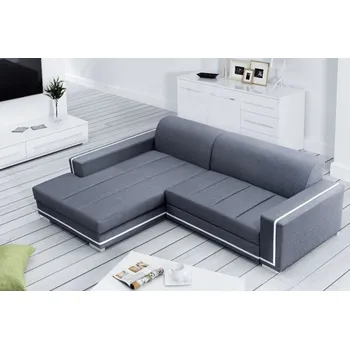 Sedací souprava Falco Rohová sedací souprava Tamarin, rozkládací s úložným prostorem, levá, tmavě šedá nari 94