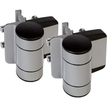 Pohon brány Závěs LOCINOX 180° pro branky do 150 kg, stříbrný, DINO-SILV, 1 pár