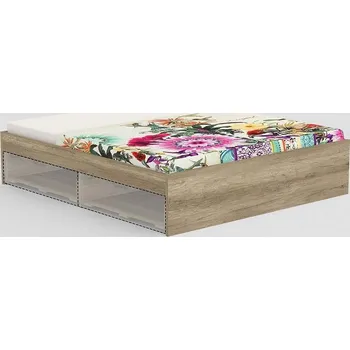 Postel Postel REA LAMIA 180x200 s úložným prostorem, DUB CANYON