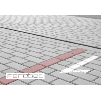 Dlažba FEROBET Dlažba PARKETA Standard 6cm Červená