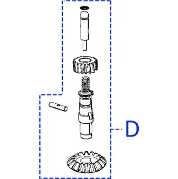 Pohon brány PRPL03 - kit převodovky