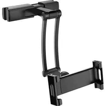 Držák do auta Interlook PB-45B | Hliníkový držák do auta pro telefon nebo tablet, připevněný k opěrce hlavy