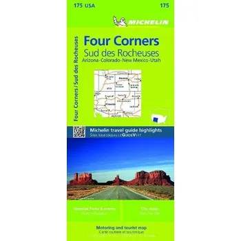 Cizojazyčná kniha Southern Rockies - Zoom Map 175 - Michelin
