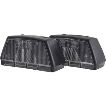 Pouzdro, osvětlení poznávací značky, , HELLA, 9BG 121 587-071