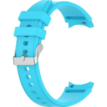 Řemínek na hodinky Silikonový řemínek světle modrý pro Samsung Galaxy Watch 4/Watch 4 Classic 20mm