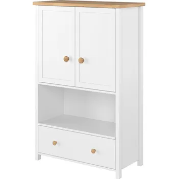 Komoda Skříňka TOJAVA 11, dub nash/bílá