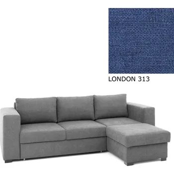 Sedací souprava Rohová sedací souprava AVA LUCY rozkládací s úložným prostorem, pravá, LONDON 313