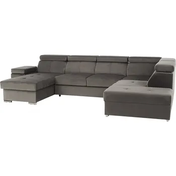 Sedací souprava Rozkládací sedací souprava do U LAMORA s úložným prostorem, levá, šedohnědá taupe