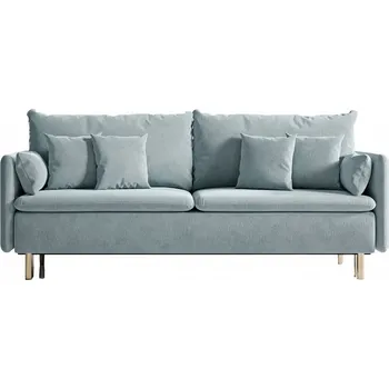 Pohovka Rozkládací pohovka GORDON látka Cloud 63 nohy zlaté