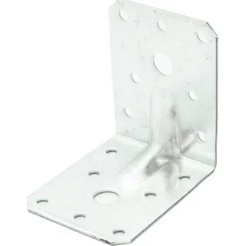 Tesařské kování Konstrukční úhelník s otvory s výztuží pravidelný 65 (TK-81U5)