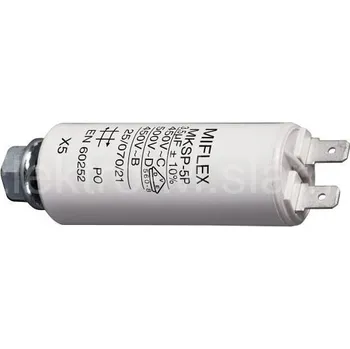 Kondenzátor Kondenzátor rozozběhový motorový 3,5uf 450V s fastony I905