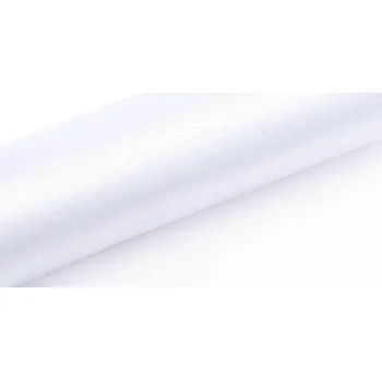 Party dekorace Organza bílá úzká 16cm/9m