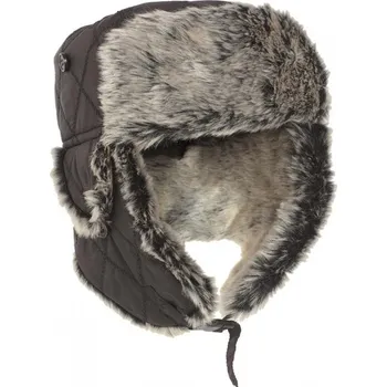 Čepice MIL-TEC Beranice s kožíškem prošívaná ČERNÁ ČERNÁ - BLACK 57-58