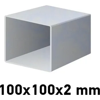 Stavební profil Pozinkovaný jeklový profil 100x100x2mm 6 m (JOKL-100x100x2-ZN-6)