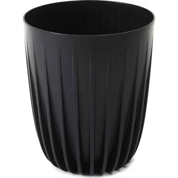 Květináč Květináč STRIPPED ECO V 30 cm černý