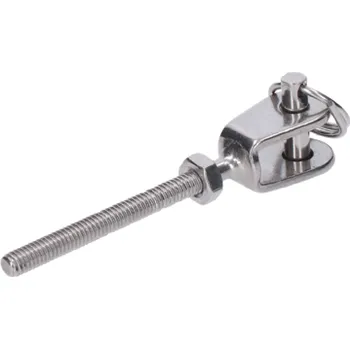 Rukojeť z nerezové oceli s pravým závitem M5, broušená nerezová ocel K320/ AISI304