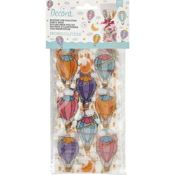 Dárková taška Dárkový sáček - létající balón 20 ks Decora
