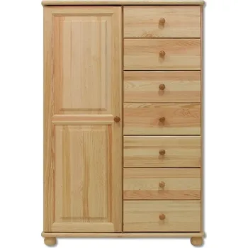 Komoda Komoda DK-126, 1D7S, masiv Barva: moření ořech