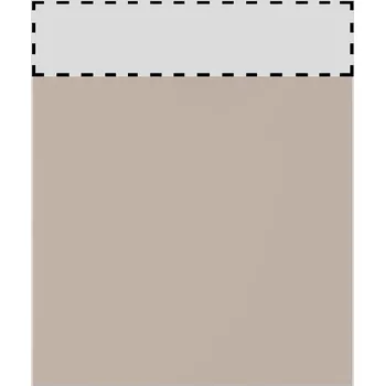 Kuchyňská skříňka Dvířka na myčku REA ALFA DU-60-RR s panelem, cappucino