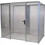 Klec pro skladování tlakových láhví bez podlahy a střechy, 240 × 150 × 207 cm