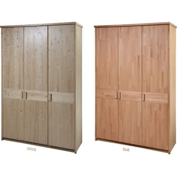 Šatní skříň Gazel Enna 3 dílná šatní skříň SMRK