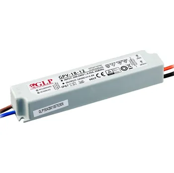 Napájecí zdroj pro osvětlení DELTA Napaječ LED 12V 18W GPV nestmívatelný IP67 14127