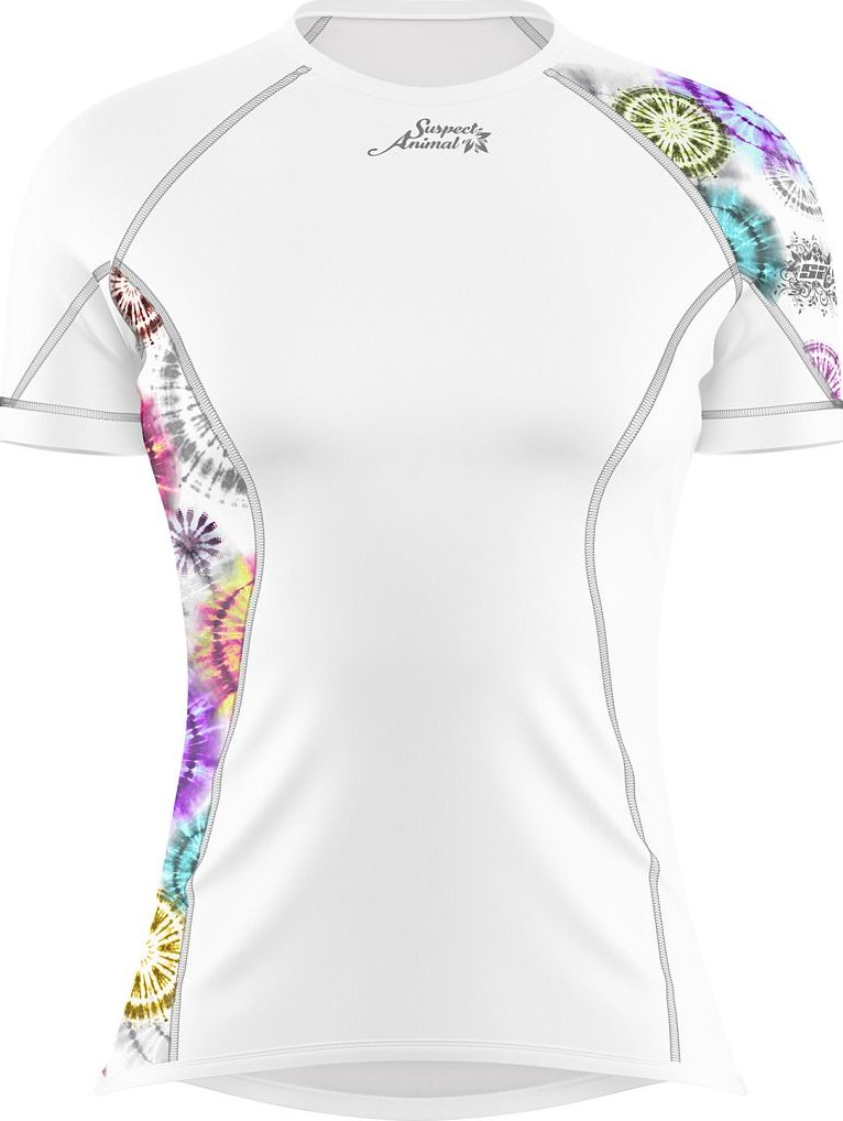 Dámské funkční triko krátký rukáv HIPPIE bílá Bamboo Ultra