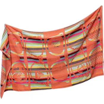 Velká plážová osuška - brýle 90x160 - oranžová