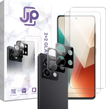 JP Combo pack ochranné sklo na fotoaparát a displej pro Xiaomi Redmi Note 13 Pro 5G