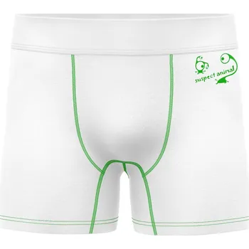 Dětské funkční trenýrky ALIEN bílá Bamboo Ultra - Zelená / 110