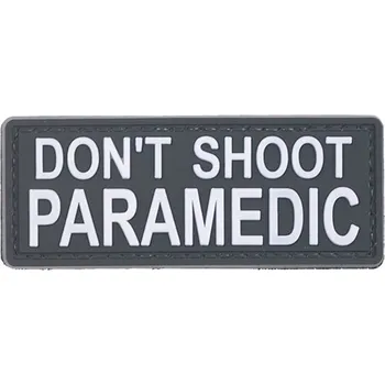 Nášivka 3D nášivka Don´t Shoot Paramedic, GFC