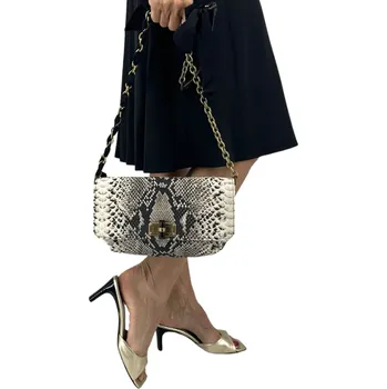 Kabelka LANVIN Printed Python Crossbody Bag