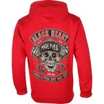 mikina s kapucí pánské - RASCAL - BLACK HEART - 17094 - L