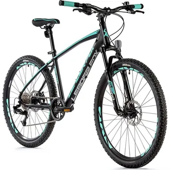 Horské kolo Leader Fox FACTOR 26" 2023 černá matná/zelená rám 16