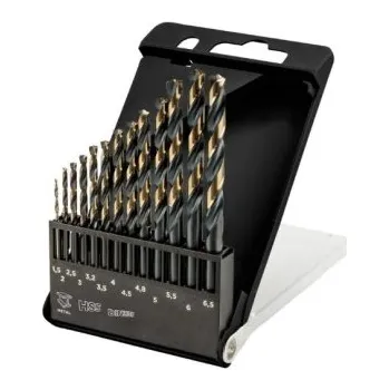 Autodílna Vrták na kov HSS-CNC, 124°, "Pro-Tec", 1.5 - 6.5 mm, set 13 pcs., , TOPEX, 55H088