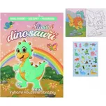 Teddies Omalovánky se samolepkami - Šťastní dinosauři