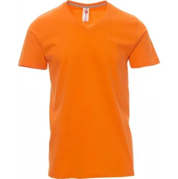 Pánská mikina Payper Pánské tričko V-NECK Barva: ORANŽOVÁ, Velikost: XXL