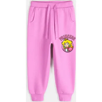 Dámské tričko Dívčí tepláky princezna Peach Super Mario Velikost: 104 - 3/4 roky