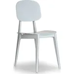 B2B Partner Plastová jídelní židle SIMPLY, bílá