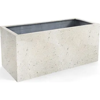 Květináč Grigio Box Antique White V 20 cm / D 60 cm