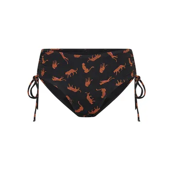 Modibodi Teen High Bikini Cheetah Chase Black MODI4375CCB, 14-16 let