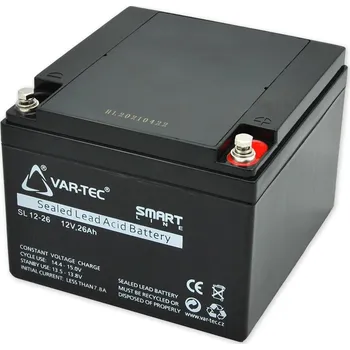 Elektronika Smart Line 12V,26Ah - akumulátor SL12-26, životnost 3-5 let