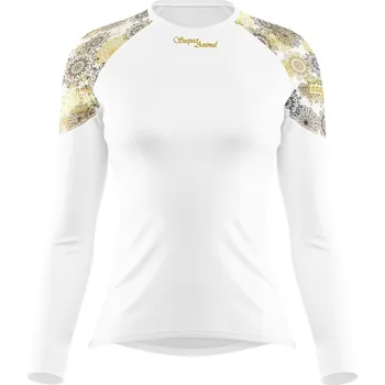 Dámské funkční triko dlouhý rukáv GOLDEN EYE bílá Bamboo Light New