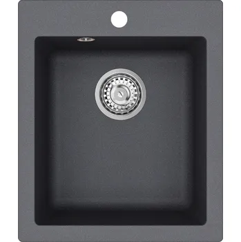 Kuchyňský dřez Granitový dřez Aquastone QUADRA 20 tmavě šedá