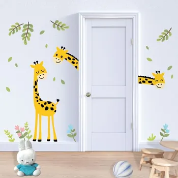 Samolepící dekorace Nálepky na zeď žirafa - levá - Plotbase, s.r.o.,75x120cm
